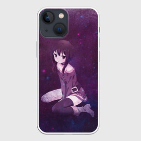 Чехол для iPhone 13 mini с принтом Megumin сидит в космосе в Екатеринбурге,  |  | konosuba | megumin | аниме | мегумин | этот замечательный мир