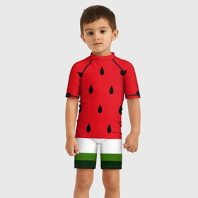 Детский купальный костюм 3D с принтом АРБУЗ в Екатеринбурге, Полиэстер 85%, Спандекс 15% | застежка на молнии на спине | food | fruit | pattern | vegan | vegetables | vegetarian | арбуз | веган | вегетарианство | еда | лето | овощи | паттерн | фрукты | яркие