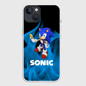 Чехол для iPhone 13 с принтом SONIC в Екатеринбурге,  |  | hedgehog | metal sonic | silver | silver the hedgehog | sonic | sonic boom | sonic the hedgehog | ёж сонник | игры | соник | фильмы