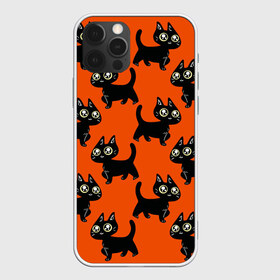 Чехол для iPhone 12 Pro Max с принтом HALLOWEEN CATS в Екатеринбурге, Силикон |  | animal | cat | cute | pet | животное | кавай | киса | кот | котэ | милое | хэллоуин