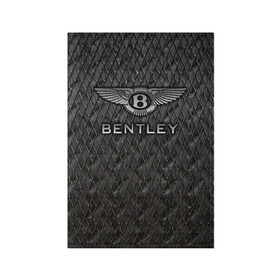 Обложка для паспорта матовая кожа с принтом Bentley в Екатеринбурге, натуральная матовая кожа | размер 19,3 х 13,7 см; прозрачные пластиковые крепления | bentayga | bentley flying spur | cayenne | continental gt | doug demuro | бентли | внедорожник | тайкан | тест драйв | турбо