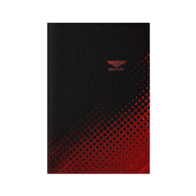 Обложка для паспорта матовая кожа с принтом Bentley в Екатеринбурге, натуральная матовая кожа | размер 19,3 х 13,7 см; прозрачные пластиковые крепления | bentayga | bentley flying spur | cayenne | continental gt | doug demuro | бентли | внедорожник | тайкан | тест драйв | турбо