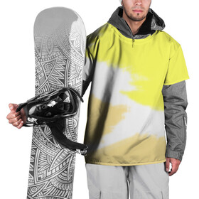 Накидка на куртку 3D с принтом Градиент  в Екатеринбурге, 100% полиэстер |  | graient | гладкая | гладкий переход | жёлто охровая | кисти | орнаменты. | пастельные мазки | приятный градиент | приятный принт