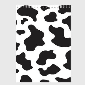 Скетчбук с принтом COW PRINT в Екатеринбурге, 100% бумага
 | 48 листов, плотность листов — 100 г/м2, плотность картонной обложки — 250 г/м2. Листы скреплены сверху удобной пружинной спиралью | animals | cow | cow print | корова | коровий принт