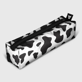 Пенал 3D с принтом COW PRINT в Екатеринбурге, 100% полиэстер | плотная ткань, застежка на молнии | animals | cow | cow print | корова | коровий принт