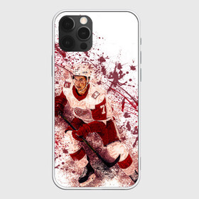 Чехол для iPhone 12 Pro с принтом Хоккеист  в Екатеринбурге, силикон | область печати: задняя сторона чехла, без боковых панелей | арена | вхл | клюшка | ковальчук | кхл | лёд | ледовая арена | овечкин | сборная | спорт | спортивная | спотсмен | фетисов | футбол | хокеист | хокей | хоккеист | хоккеитсты | хоккей | шайба