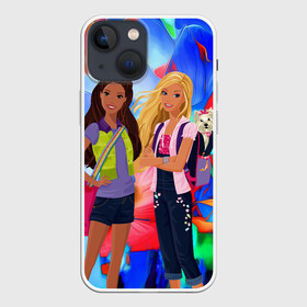 Чехол для iPhone 13 mini с принтом Две подружки в Екатеринбурге,  |  | Тематика изображения на принте: девочкам | девушкам | друзья | лучшей подруге | подруги