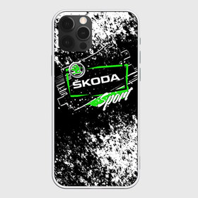 Чехол для iPhone 12 Pro Max с принтом SKODA SPORT в Екатеринбурге, Силикон |  | Тематика изображения на принте: auto | autosport | avto | car | race | road | skoda | sport | street racing | авто | автоспорт | гонки | дорога | марка | машина | спорт | тачка | трасса | шкода