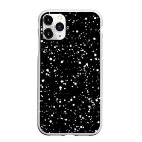 Чехол для iPhone 11 Pro Max матовый с принтом Snow в Екатеринбурге, Силикон |  | snow | stars. звезды на футболке | в белую точку | звезды | кофта в белую точку | свитер в белую точку | снег | снег на черном фоне | футболка в белую точку | футболка в точку