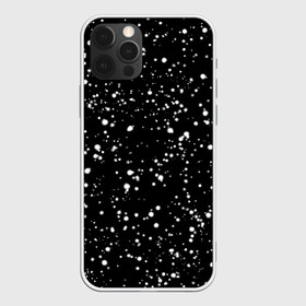 Чехол для iPhone 12 Pro Max с принтом Snow в Екатеринбурге, Силикон |  | snow | stars. звезды на футболке | в белую точку | звезды | кофта в белую точку | свитер в белую точку | снег | снег на черном фоне | футболка в белую точку | футболка в точку