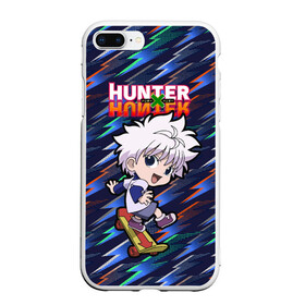 Чехол для iPhone 7Plus/8 Plus матовый с принтом Киллуа Hunter x Hunter в Екатеринбурге, Силикон | Область печати: задняя сторона чехла, без боковых панелей | anime | hunter | hunter x hunter | killua | zoldyck | аниме | зодиак | охотник | охотники