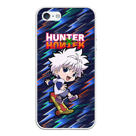 Чехол для iPhone 5/5S матовый с принтом Киллуа Hunter x Hunter в Екатеринбурге, Силикон | Область печати: задняя сторона чехла, без боковых панелей | anime | hunter | hunter x hunter | killua | zoldyck | аниме | зодиак | охотник | охотники