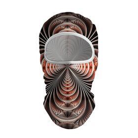 Балаклава 3D с принтом Зеркальная спираль в Екатеринбурге, 100% полиэстер, ткань с особыми свойствами — Activecool | плотность 150–180 г/м2; хорошо тянется, но при этом сохраняет форму. Закрывает шею, вокруг отверстия для глаз кайма. Единый размер | зеркало | зеркальный рисунок | серебренный рисунок | серебро | спираль | туннель | цветок