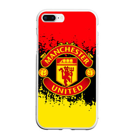 Чехол для iPhone 7Plus/8 Plus матовый с принтом MANCHESTER UNITED в Екатеринбурге, Силикон | Область печати: задняя сторона чехла, без боковых панелей | fc | football | football club | manchester united | sport | английский профессиональный футбольный клуб | манчестер юнайтед | спорт | уефа | униформа | фирменные цвета | фк | футбол | футбольный клуб