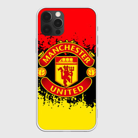 Чехол для iPhone 12 Pro с принтом MANCHESTER UNITED. в Екатеринбурге, силикон | область печати: задняя сторона чехла, без боковых панелей | fc | football | football club | manchester united | sport | английский профессиональный футбольный клуб | манчестер юнайтед | спорт | уефа | униформа | фирменные цвета | фк | футбол | футбольный клуб