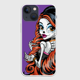 Чехол для iPhone 13 mini с принтом Calavera skelita 22 в Екатеринбурге,  |  | Тематика изображения на принте: девушка | маска | мексика | скелет