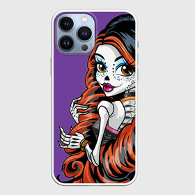 Чехол для iPhone 13 Pro Max с принтом Calavera skelita 22 в Екатеринбурге,  |  | Тематика изображения на принте: девушка | маска | мексика | скелет