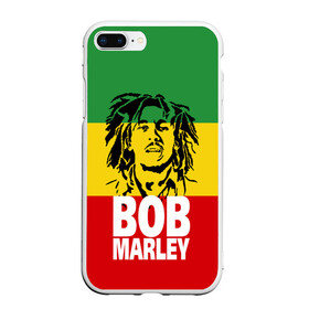 Чехол для iPhone 7Plus/8 Plus матовый с принтом Bob Marley в Екатеринбурге, Силикон | Область печати: задняя сторона чехла, без боковых панелей | bob | bob marley | движение | музыка | рэгги | свобода | стиль | счастье | ямайка