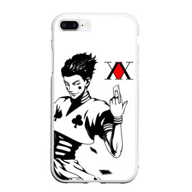 Чехол для iPhone 7Plus/8 Plus матовый с принтом Hunter x Hunter Hisoka в Екатеринбурге, Силикон | Область печати: задняя сторона чехла, без боковых панелей | anime | hisoka | hunter x hunter | аниме | манга | охотник х охотник | труппа теней | хантер хантер | хантеры | хисока