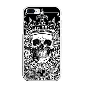 Чехол для iPhone 7Plus/8 Plus матовый с принтом Metallica в Екатеринбурге, Силикон | Область печати: задняя сторона чехла, без боковых панелей | album | black | concert | heavy | kirk | metal | metallica | music | rock | tolls | джеймс хэтфилд | кирк хэмметт | клифф бёртон | ларс ульрих | метал | металлика | трэш