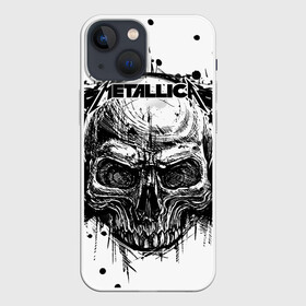 Чехол для iPhone 13 mini с принтом Metallica в Екатеринбурге,  |  | album | black | concert | heavy | kirk | metal | metallica | music | rock | tolls | джеймс хэтфилд | кирк хэмметт | клифф бёртон | ларс ульрих | метал | металлика | трэш