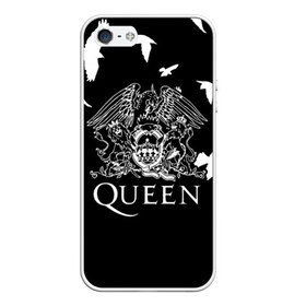 Чехол для iPhone 5/5S матовый с принтом Queen в Екатеринбурге, Силикон | Область печати: задняя сторона чехла, без боковых панелей | bohemian | brian | freddie | john | mercury | must go on | queen | rhapsody | roger | taylor | the miracle | the show | богемская | рапсодия | роджер тейлор | фредди меркьюри