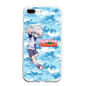 Чехол для iPhone 7Plus/8 Plus матовый с принтом Киллуа Hunter x Hunter в Екатеринбурге, Силикон | Область печати: задняя сторона чехла, без боковых панелей | anime | hunter | hunter x hunter | killua | zoldyck | аниме | зодиак | охотник | охотники