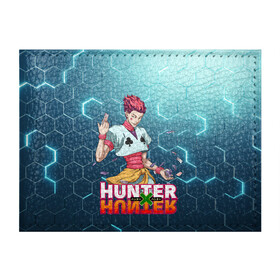 Обложка для студенческого билета с принтом Хисока Hunter x Hunter в Екатеринбурге, натуральная кожа | Размер: 11*8 см; Печать на всей внешней стороне | anime | hunter | hunter x hunter | zoldyck | аниме | зодиак | охотник | охотники | хисока