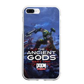 Чехол для iPhone 7Plus/8 Plus матовый с принтом Doom Eternal The Ancient Gods в Екатеринбурге, Силикон | Область печати: задняя сторона чехла, без боковых панелей | demon | dlc | doom | doom slayer | doomguy | eternal | games | the ancient gods | демон | древние боги | дум | игры | палач рока