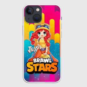 Чехол для iPhone 13 mini с принтом Jessie Brawl Stars anime style в Екатеринбурге,  |  | brawl | brawl stars | brawlstars | brawl_stars | jessie | аниме | бравл | бравлстарс | джеси | джесси | джэси | джэсси