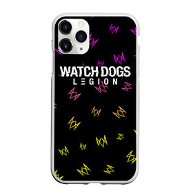 Чехол для iPhone 11 Pro Max матовый с принтом WATCH DOGS LEGION ВОТЧ ДОГС в Екатеринбурге, Силикон |  | dogs | game | games | glitch | hacker | legion | logo | ubisoft | watch | вотч | глитч | догс | игра | игры | легион | лого | логотип | символ | хакер | хакеру