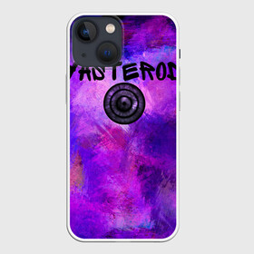 Чехол для iPhone 13 mini с принтом YASTEROD full paint в Екатеринбурге,  |  | eye | paint | purple | rinnegan | yasterod | глаз | краска | риннеган | фиолетовый