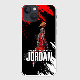 Чехол для iPhone 13 mini с принтом MICHAEL JORDAN в Екатеринбурге,  |  | jordan | michael | michael jordan | nba | баскетбол | баскетболист | джордан | защитник | майкл | майкл джордан | нба