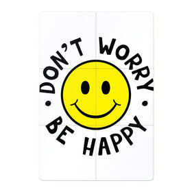Магнитный плакат 2Х3 с принтом DONT WORRY BE HAPPY в Екатеринбурге, Полимерный материал с магнитным слоем | 6 деталей размером 9*9 см | bob marley | dont worry | face | happy | jamayka | music | smile | боб марли | веселье | музыка | не парься | смайлик | счастье | цитаты