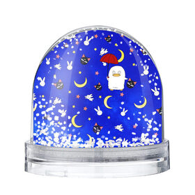 Снежный шар с принтом GINTAMA в Екатеринбурге, Пластик | Изображение внутри шара печатается на глянцевой фотобумаге с двух сторон | anime | gintama | manga | аниме | гинтама | манга | пингвин