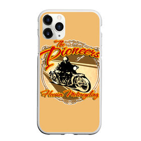 Чехол для iPhone 11 Pro Max матовый с принтом Hoosier Motorcycling в Екатеринбурге, Силикон |  | Тематика изображения на принте: motorcycle | байкеры | мотоциклы | пионеры