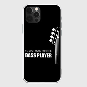 Чехол для iPhone 12 Pro с принтом BASS PLAYER (GUITAR) в Екатеринбурге, силикон | область печати: задняя сторона чехла, без боковых панелей | guitar | nick senpai | бас | бас гитара | гитара | марченко | никита марченко