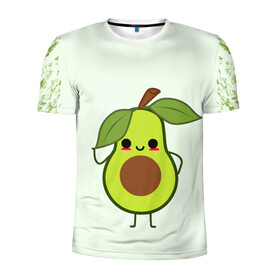 Мужская футболка 3D спортивная с принтом Авокадо в Екатеринбурге, 100% полиэстер с улучшенными характеристиками | приталенный силуэт, круглая горловина, широкие плечи, сужается к линии бедра | авокадо | веган | еда блогеров | мемы | минимализм | прикольные картинки | прикольные надписи | растение | смешное авокадо | фрукт