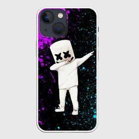 Чехол для iPhone 13 mini с принтом MARSHMELLO в Екатеринбурге,  |  | dj | marshmello | marshmellow | usa | америка | клуб | клубная музыка | мармело | маршмелло | маршмеллоу | музыка | музыкант