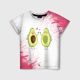 Детская футболка 3D с принтом Авокадо в Екатеринбурге, 100% гипоаллергенный полиэфир | прямой крой, круглый вырез горловины, длина до линии бедер, чуть спущенное плечо, ткань немного тянется | авокадо | веган | еда блогеров | мемы | минимализм | прикольные картинки | прикольные надписи | растение | смешное авокадо | фрукт
