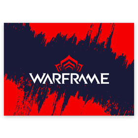 Поздравительная открытка с принтом WARFRAME / ВАРФРЕЙМ в Екатеринбурге, 100% бумага | плотность бумаги 280 г/м2, матовая, на обратной стороне линовка и место для марки
 | Тематика изображения на принте: frame | game | games | logo | prime | war | warframe | вар | варфрейм | игра | игры | кува | лого | логотип | логотипы | прайм | символ | символы | фрейм