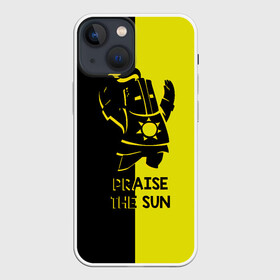Чехол для iPhone 13 mini с принтом Praise the sun в Екатеринбурге,  |  | dark souls | dark souls iii | дарк солс | дарк соулс | темные души | черные души