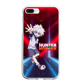 Чехол для iPhone 7Plus/8 Plus матовый с принтом Киллуа Hunter x Hunter в Екатеринбурге, Силикон | Область печати: задняя сторона чехла, без боковых панелей | Тематика изображения на принте: anime | hunter | hunter x hunter | killua | zoldyck | аниме | зодиак | охотник | охотники