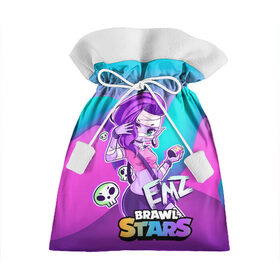 Подарочный 3D мешок с принтом Emz Brawl stars ЭМЗ в Екатеринбурге, 100% полиэстер | Размер: 29*39 см | brawl | brawl stars | brawlstars | brawl_stars | emz | jessie | амз | бравл | бравлстарс | эма | эмз
