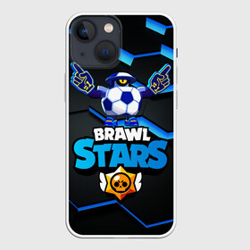 Чехол для iPhone 13 mini с принтом Mascot Darryl Талисман в Екатеринбурге,  |  | brawl | brawl stars | brawlstars | brawl_stars | jessie | mascot darryl | бравл | бравлстарс | дэрил | маскот | мяч | футбол | футбольный мяч