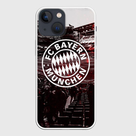 Чехол для iPhone 13 mini с принтом FC BAYERN MUNCHEN в Екатеринбурге,  |  | bayer | bayern | munchen | бавария | баер | баерн | байер | байерн | клуб | мюллер | мюнхен | нойер | фк байер | футбольный