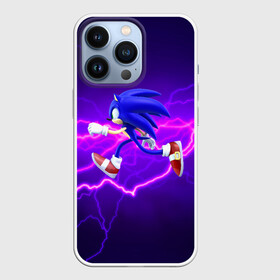 Чехол для iPhone 13 Pro с принтом Sonic Storm в Екатеринбурге,  |  | Тематика изображения на принте: hedgehog | metal sonic | silver | silver the hedgehog | sonic | sonic boom | sonic the hedgehog | ёж сонник | игры | соник | фильмы