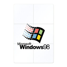 Магнитный плакат 2Х3 с принтом Windows 98 в Екатеринбурге, Полимерный материал с магнитным слоем | 6 деталей размером 9*9 см | microsoft | windows | windows98 | виндовс | майкрософт
