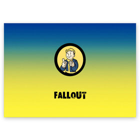 Поздравительная открытка с принтом Fallout/Фоллаут в Екатеринбурге, 100% бумага | плотность бумаги 280 г/м2, матовая, на обратной стороне линовка и место для марки
 | Тематика изображения на принте: boy | fallout | new vegas | nuka cola | апокалипсис | бандиты | вегас | война | градиент | девочкам | детям | игра | логотипы игр | мальчикам | оружие | парни | пистолеты | подростковые | постапокалипсис | убежище