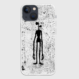 Чехол для iPhone 13 mini с принтом Сиреноголовый в Екатеринбурге,  |  | siren head | zombie | великан | гигант | голова | гранж | гуманоид | зверь | зомби | инопланетянин | клещни | криптид | мистика | монстр | нло | пришелец | сирена | скелет | страшный | существа | тень | титан